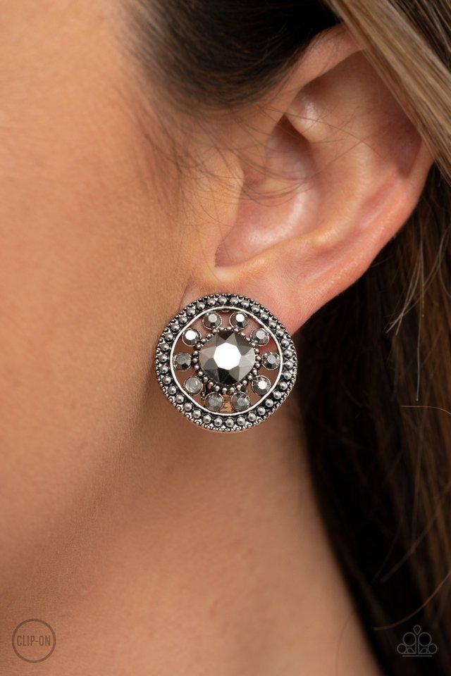 Paparazzi Earring ~ Dazzling Definition - Silver