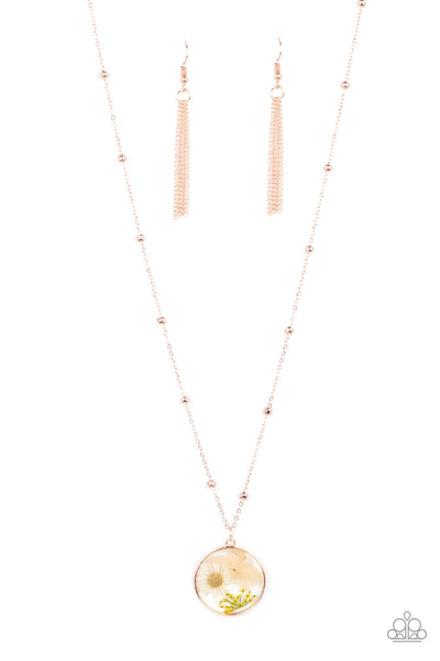 Paparazzi Floral Embrace - Rose Gold