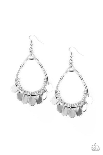Paparazzi ♥ Meet Your Music Maker - Silver ♥ Earrings