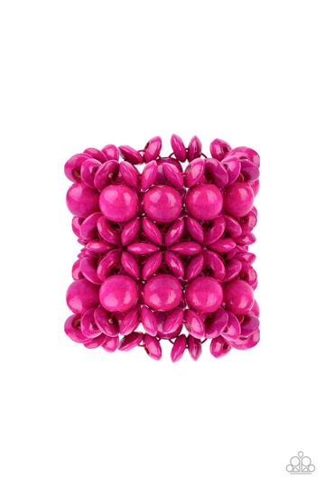 Paparazzi Island Mixer - Pink - Bracelet