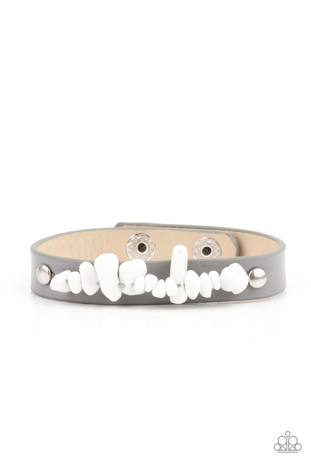 Paparazzi Accessories: Pebble Paradise - Leather Bracelet