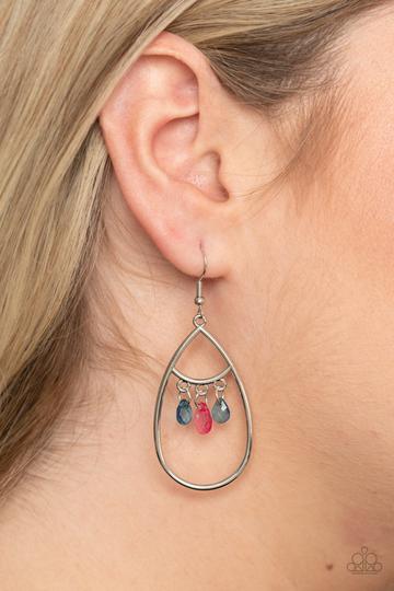 Paparazzi Shimmer Advisory - Multi - Earrings