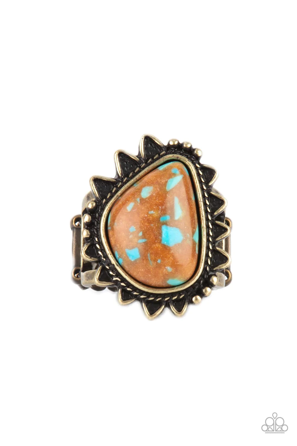 Paparazzi Adobe Sunrise - Brass Ring -