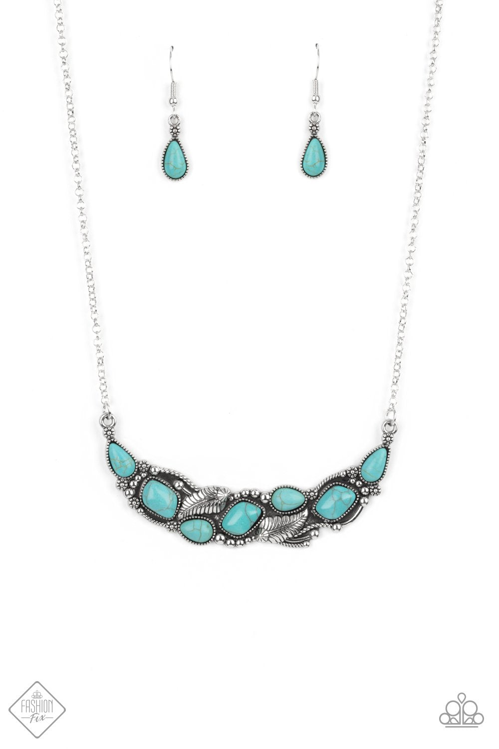 Paparazzi ♥ Cottage Garden - Blue ♥ Necklace