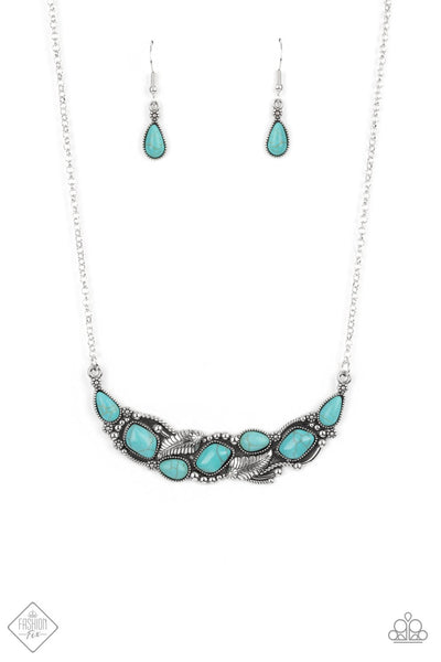 Paparazzi ♥ Cottage Garden - Blue ♥ Necklace