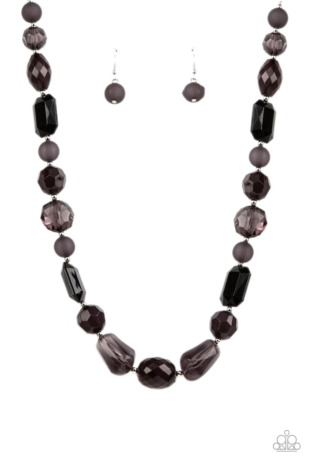 Paparazzi ♥ Here Today, GONDOLA Tomorrow - Black ♥ Necklace