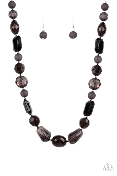 Paparazzi ♥ Here Today, GONDOLA Tomorrow - Black ♥ Necklace