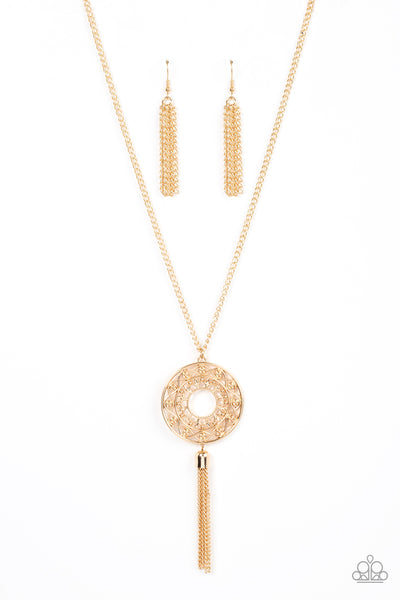 Paparazzi Tai Chi Tassel - Gold