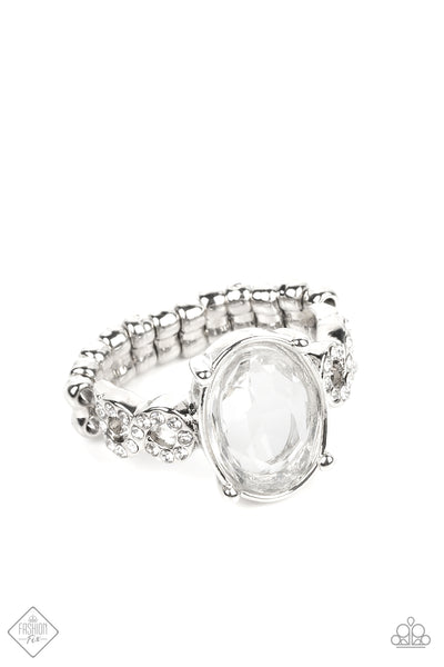 Paparazzi Devoted to Dazzle - White