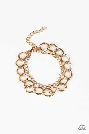 Paparazzi Material Girl - Gold - Bracelet