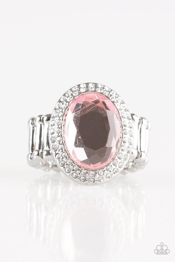 Paparazzi A Fair CACHE - Pink Paparazzi Ring