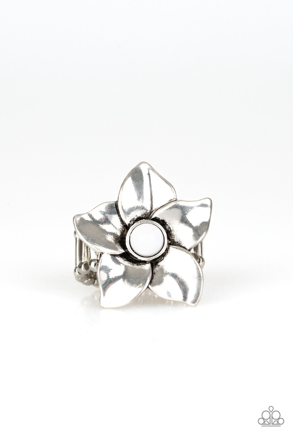 Paparazzi Accessories Ask For Flowers - White