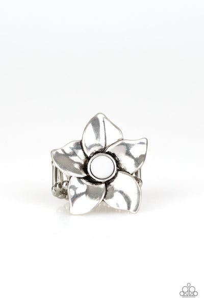Paparazzi Accessories Ask For Flowers - White