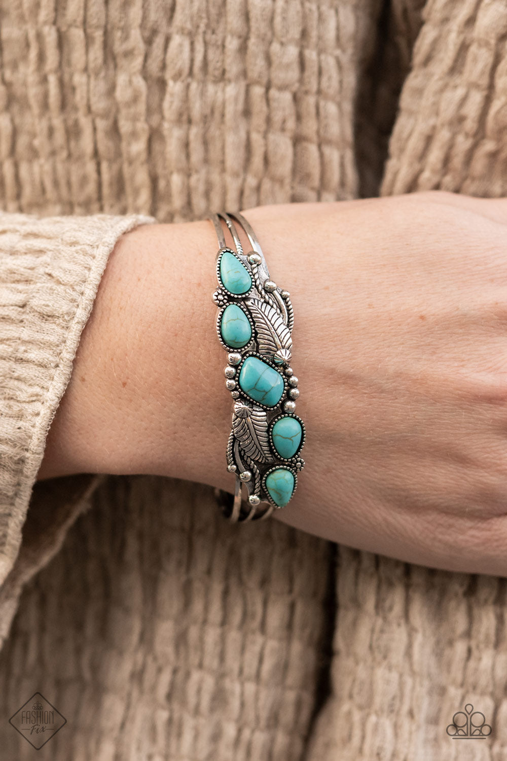 Paparazzi Cottage Living - Blue - Paparazzi bracelet
