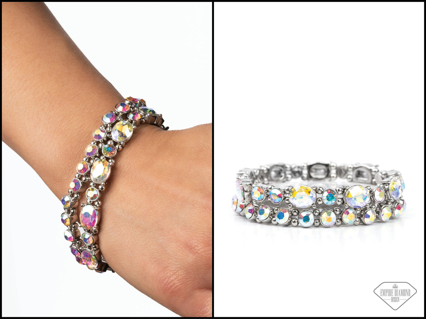 Paparazzi Splendid Stack EMPIRE DIAMOND ~ Multi