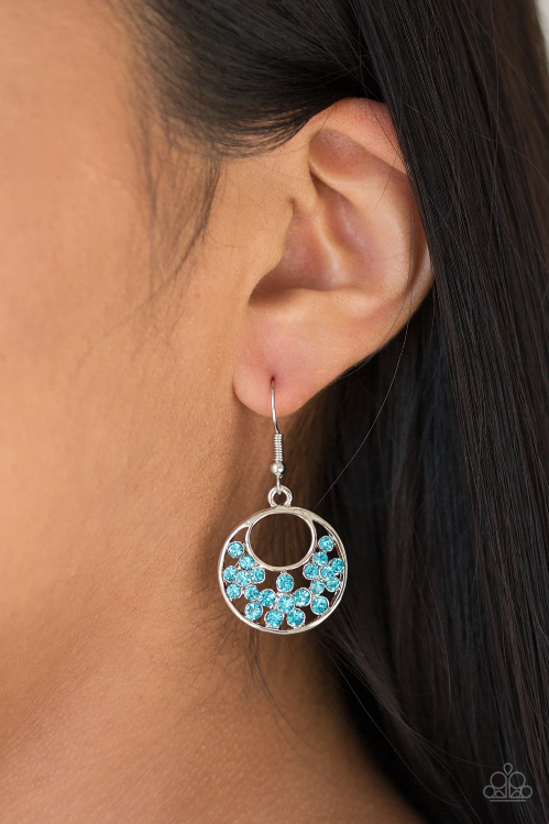 Paparazzi Sugary Shine Blue Earring