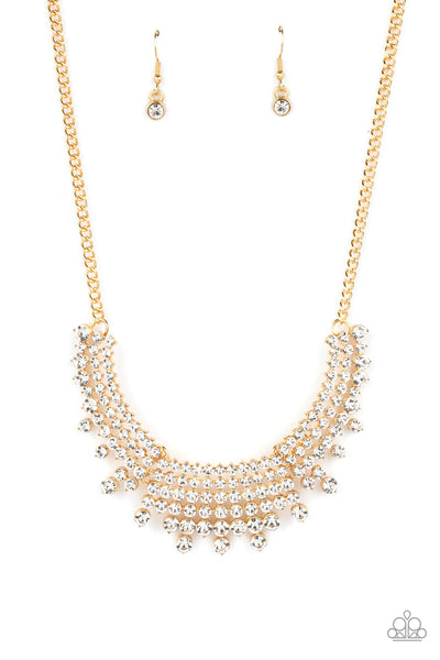 Paparazzi necklace Shimmering Song - Gold