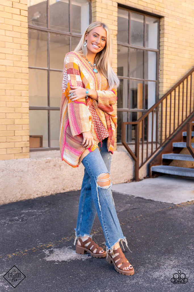 Paparazzi Simply Santa Fe - Blue Fashion Fix Set February 2022