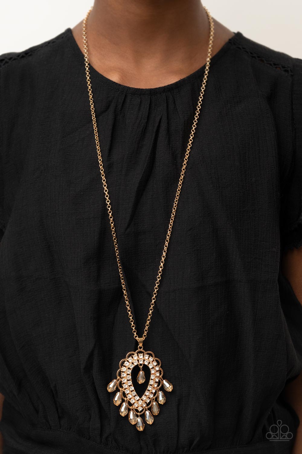 Paparazzi Necklace ~ Teasable Teardrops