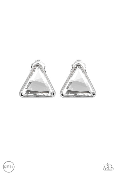 Paparazzi Timeless In Triangles - White