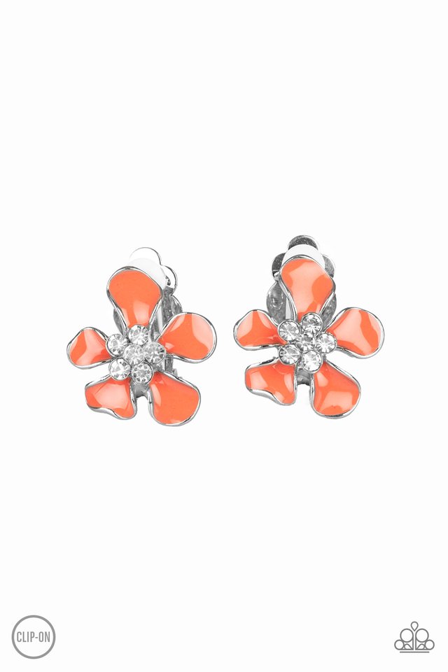 Paparazzi Island Iris  Clip on Earrings